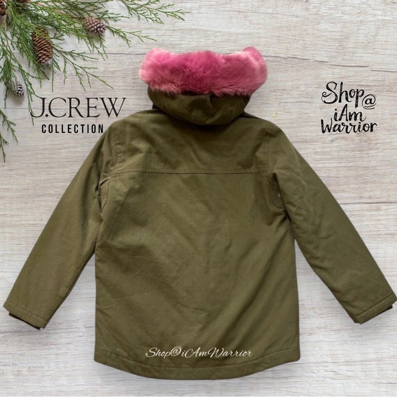 J.Crew Collection NWT down filled
Parka with pink faux fur hood *shop@iamwarrior - Picture 8 of 16